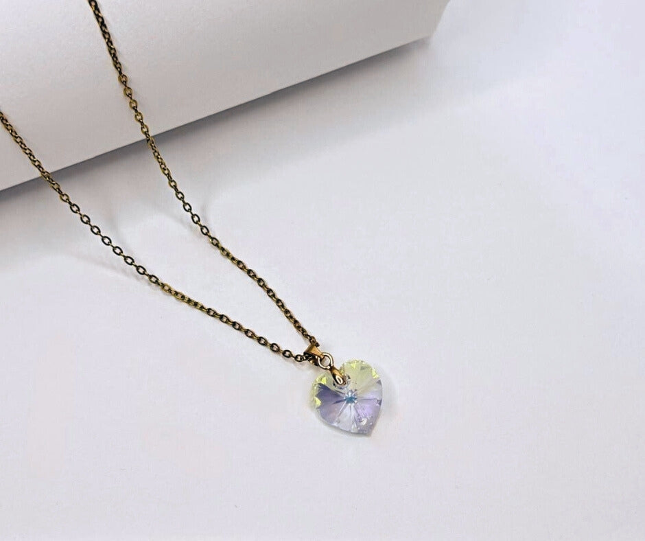 Collar Corazón cristal