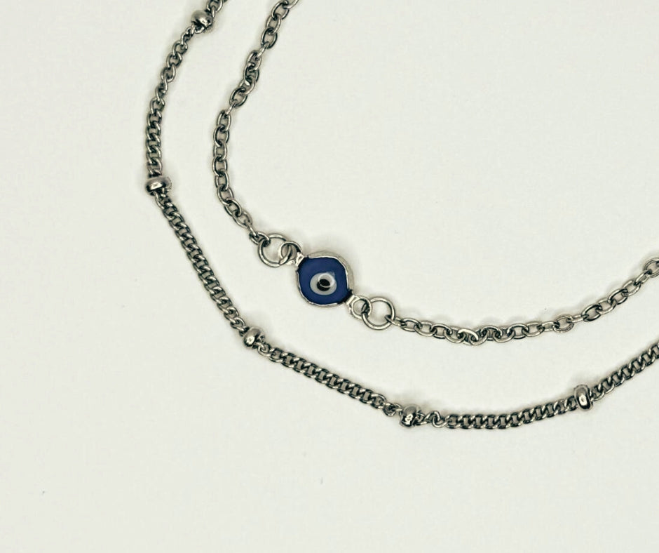 Pulsera Ojo turco azul
