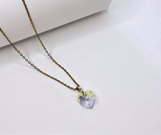 Collar Corazón cristal