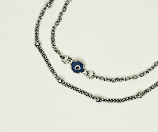 Pulsera Ojo turco azul