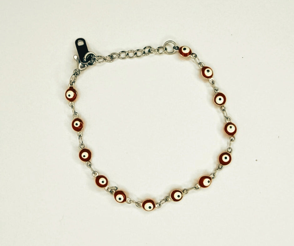 Pulsera Ojo turco rojo