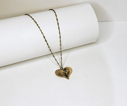 Collar Corazón espiral